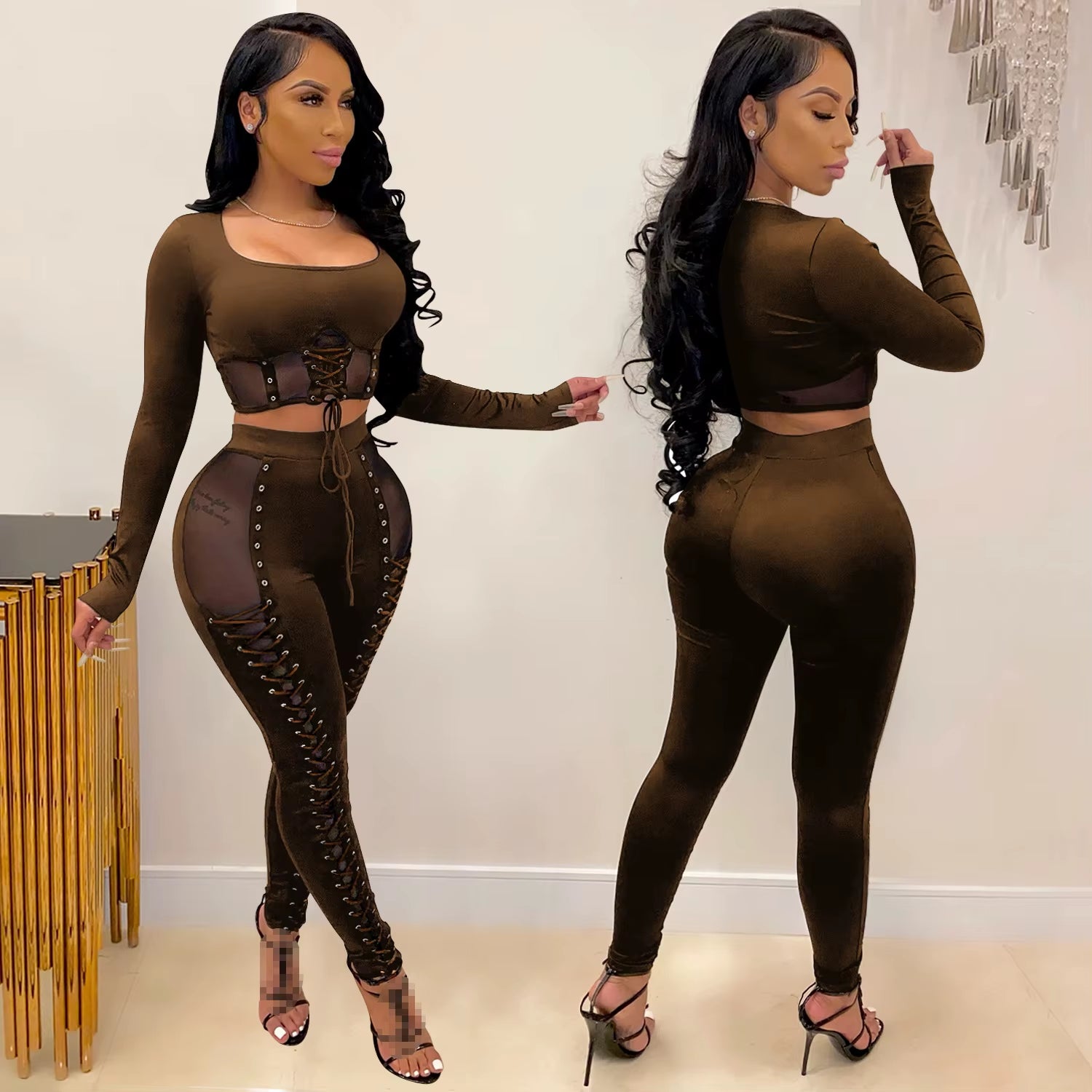 Two Piece Set Women Tracksuit Two Piece Outfits for Women 2 Piece Set Female Outfit Club Outfits for Female Winter Clothes 2020