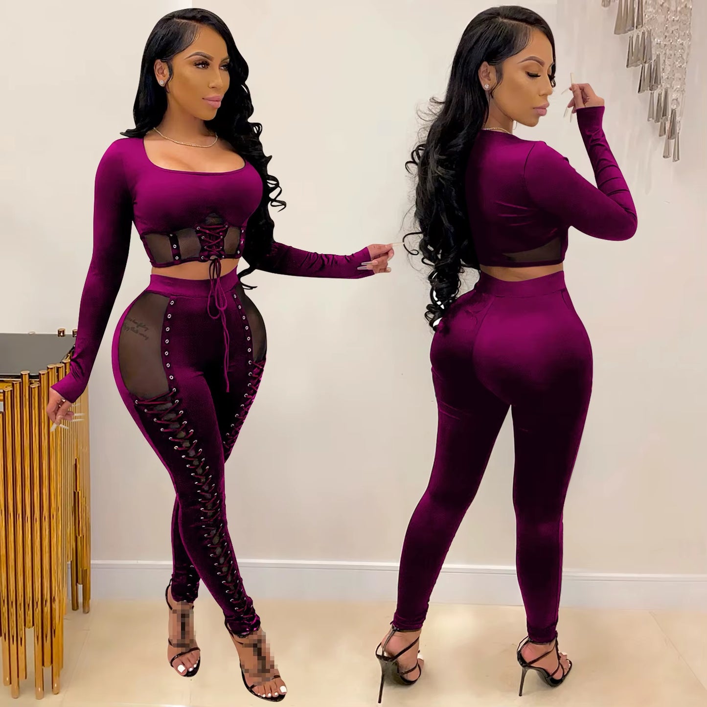 Two Piece Set Women Tracksuit Two Piece Outfits for Women 2 Piece Set Female Outfit Club Outfits for Female Winter Clothes 2020