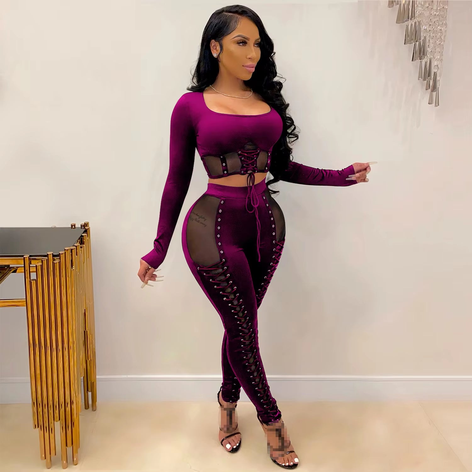 Two Piece Set Women Tracksuit Two Piece Outfits for Women 2 Piece Set Female Outfit Club Outfits for Female Winter Clothes 2020